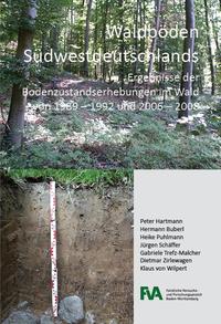 Vorderes Coverbild Waldböden Südwestdeutschlands