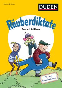 Vorderes Coverbild Räuberdiktate 2. Klasse