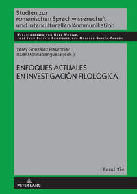 Vorderes Coverbild Enfoques actuales en la investigación filológica