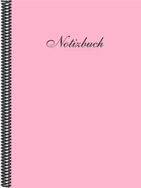 Vorderes Coverbild Notizbuch DINA 4