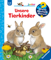 Vorderes Coverbild Wieso? Weshalb? Warum? junior, Band 15 - Unsere Tierkinder