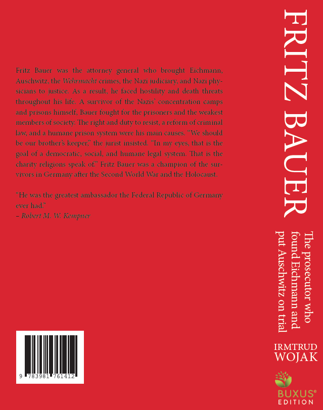 Rückseitencover Fritz Bauer 1903-1968