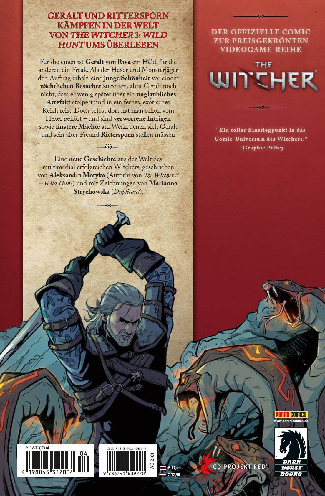 Rückseitencover The Witcher
