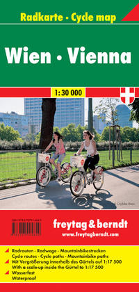 Vorderes Coverbild Wien, Radkarte 1:30.000