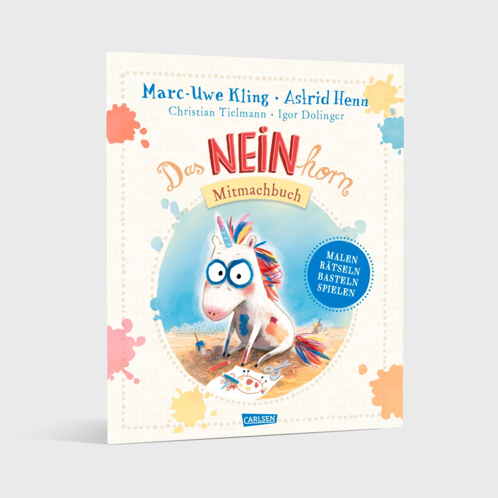 Beispielinhalt (Bild) Das NEINhorn Mitmachbuch