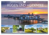 Vorderes Coverbild RÜGEN UND HIDDENSEE Ein fantastischer Spätsommer (Wandkalender 2025 DIN A4 quer), CALVENDO Monatskalender