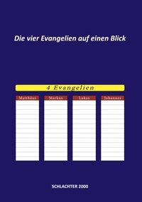 Vorderes Coverbild Die vier Evangelien auf einen Blick