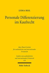 Vorderes Coverbild Personale Differenzierung im Kaufrecht