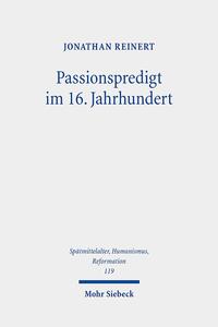 Vorderes Coverbild Passionspredigt im 16. Jahrhundert