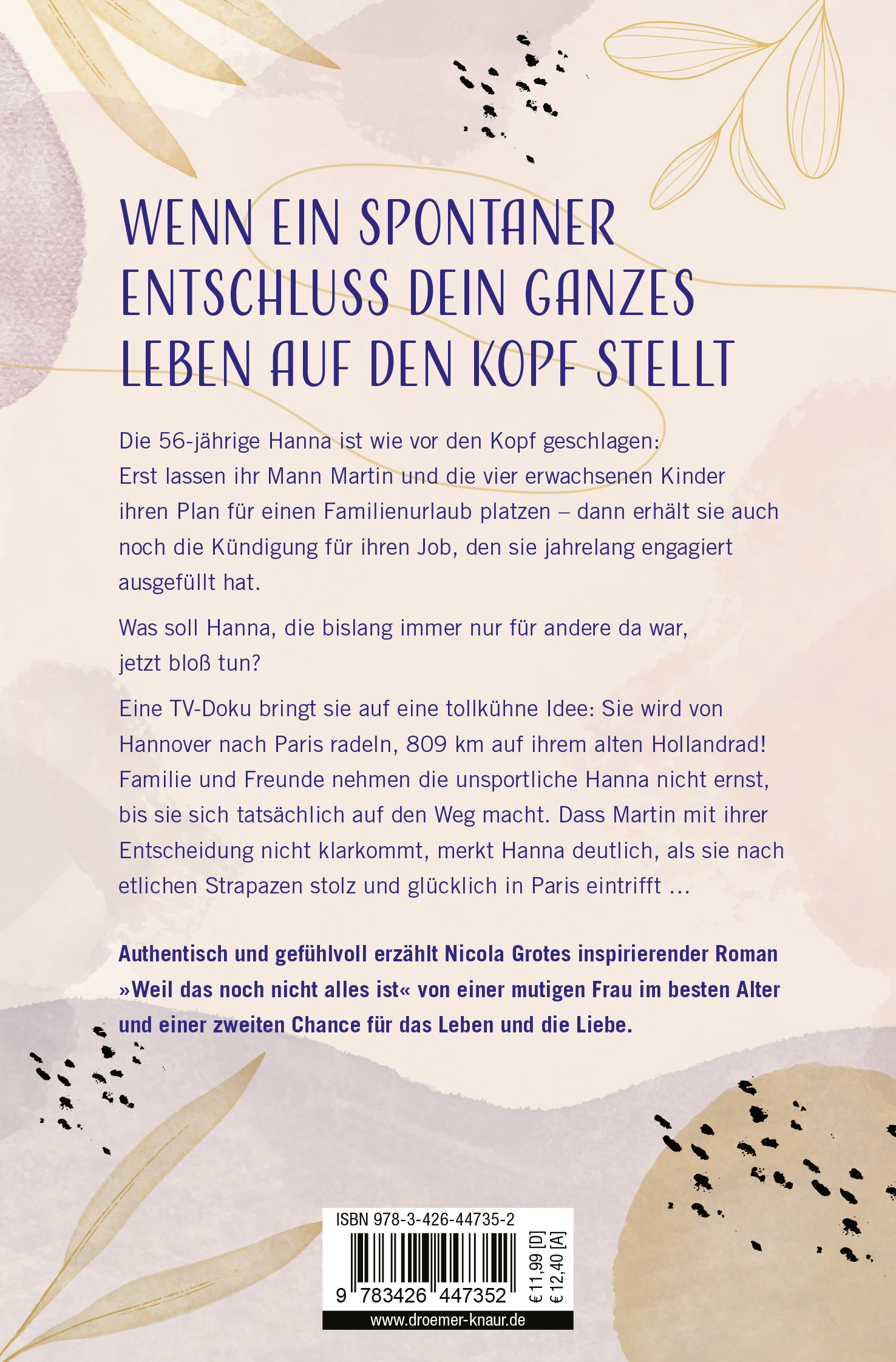 Rückseitencover Weil das noch nicht alles ist