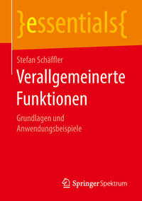 Vorderes Coverbild Verallgemeinerte Funktionen