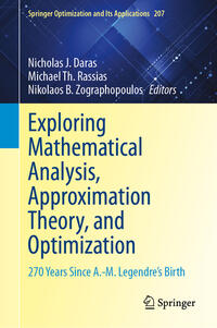 Vorderes Coverbild Exploring Mathematical Analysis, Approximation Theory, and Optimization