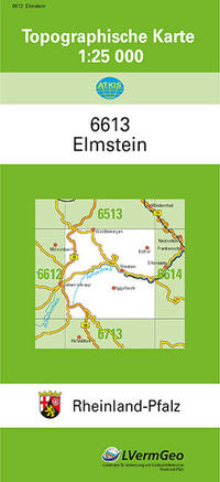 Vorderes Coverbild TK25 6613 Elmstein