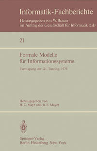 Vorderes Coverbild Formale Modelle für Informationssysteme