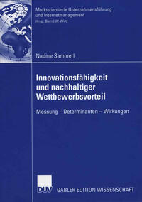 Vorderes Coverbild Innovationsfähigkeit und nachhaltiger Wettbewerbsvorteil