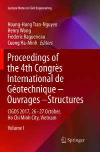 Vorderes Coverbild (hohe Qualität) Proceedings of the 4th Congrès International de Géotechnique - Ouvrages -Structures