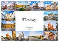 Vorderes Coverbild Würzburg Impressionen (Wandkalender 2025 DIN A4 quer), CALVENDO Monatskalender