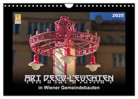 Vorderes Coverbild Art Déco-Leuchten (Wandkalender 2025 DIN A4 quer), CALVENDO Monatskalender