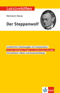 Vorderes Coverbild Klett Lektürehilfen Hermann Hesse, Der Steppenwolf