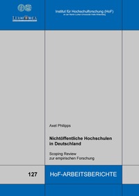 Vorderes Coverbild Nichtöffentliche Hochschulen in Deutschland