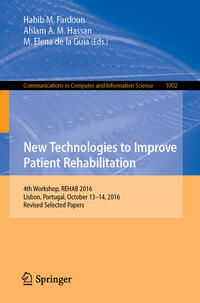 Vorderes Coverbild New Technologies to Improve Patient Rehabilitation