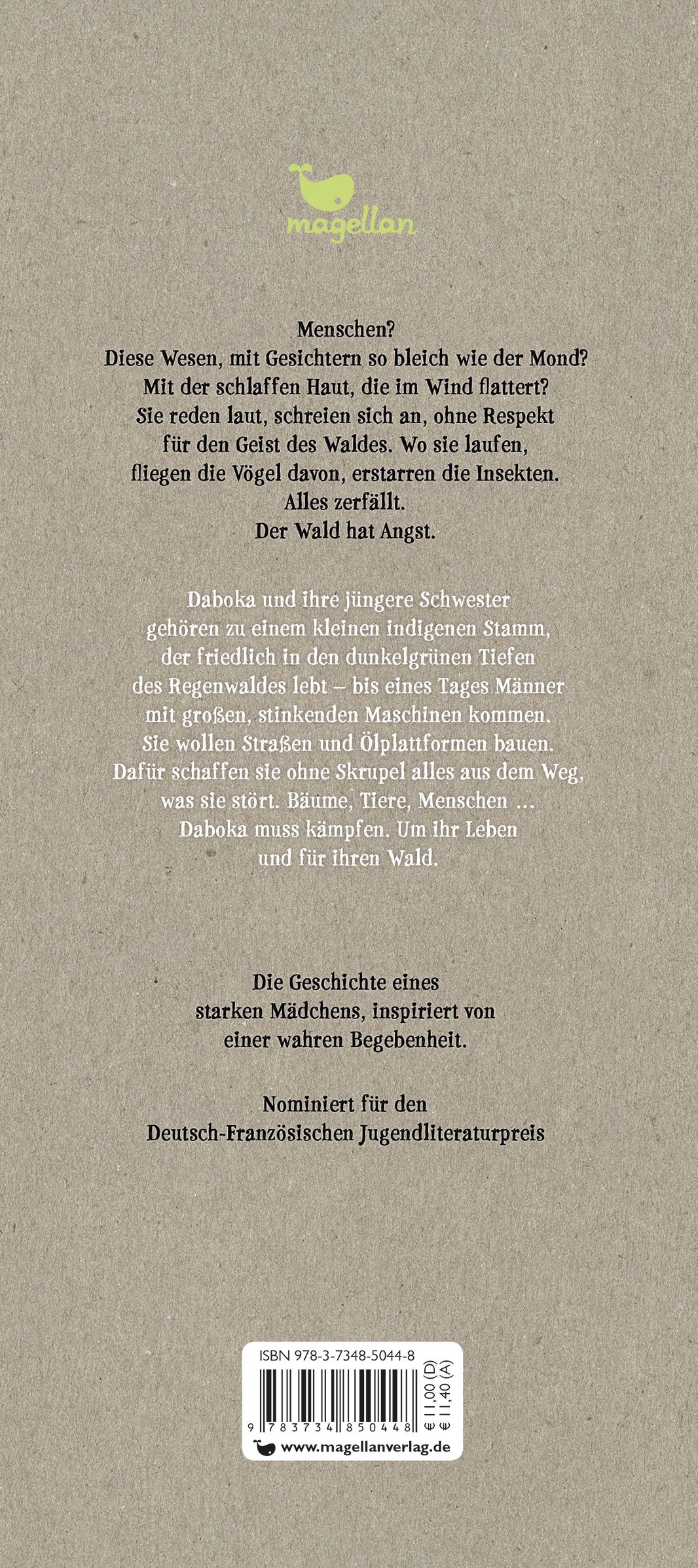 Rückseitencover Am Ende des Regenwaldes