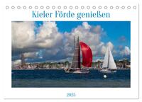 Vorderes Coverbild Kieler Förde genießen (Tischkalender 2025 DIN A5 quer), CALVENDO Monatskalender