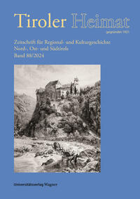 Vorderes Coverbild Tiroler Heimat 88 (2024)