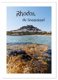 Vorderes Coverbild Rhodos, die Sonneninsel (Wandkalender 2025 DIN A2 hoch), CALVENDO Monatskalender