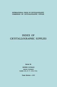 Vorderes Coverbild (hohe Qualität) Index of Crystallographic Supplies