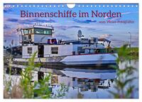 Vorderes Coverbild Binnenschiffe im Norden (Wandkalender 2026 DIN A4 quer), CALVENDO Monatskalender