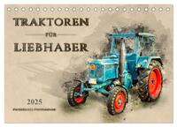 Vorderes Coverbild Traktoren für Liebhaber (Tischkalender 2025 DIN A5 quer), CALVENDO Monatskalender