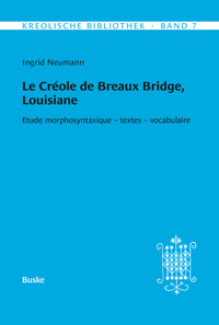 Vorderes Coverbild Le créole de Breaux Bridge, Louisiane