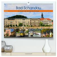 Vorderes Coverbild Bad Schandau – Im Herzen der Sächsischen Schweiz (hochwertiger Premium Wandkalender 2025 DIN A2 quer), Kunstdruck in Hochglanz