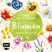 Vorderes Coverbild Mini Watercolor – Blumen