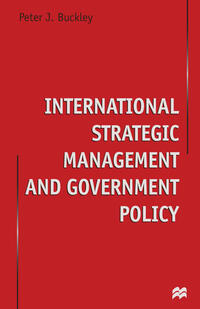 Vorderes Coverbild International Strategic Management and Government Policy