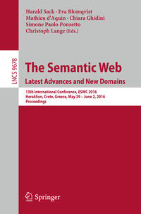 Vorderes Coverbild The Semantic Web. Latest Advances and New Domains