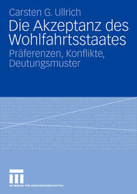 Vorderes Coverbild Die Akzeptanz des Wohlfahrtsstaates