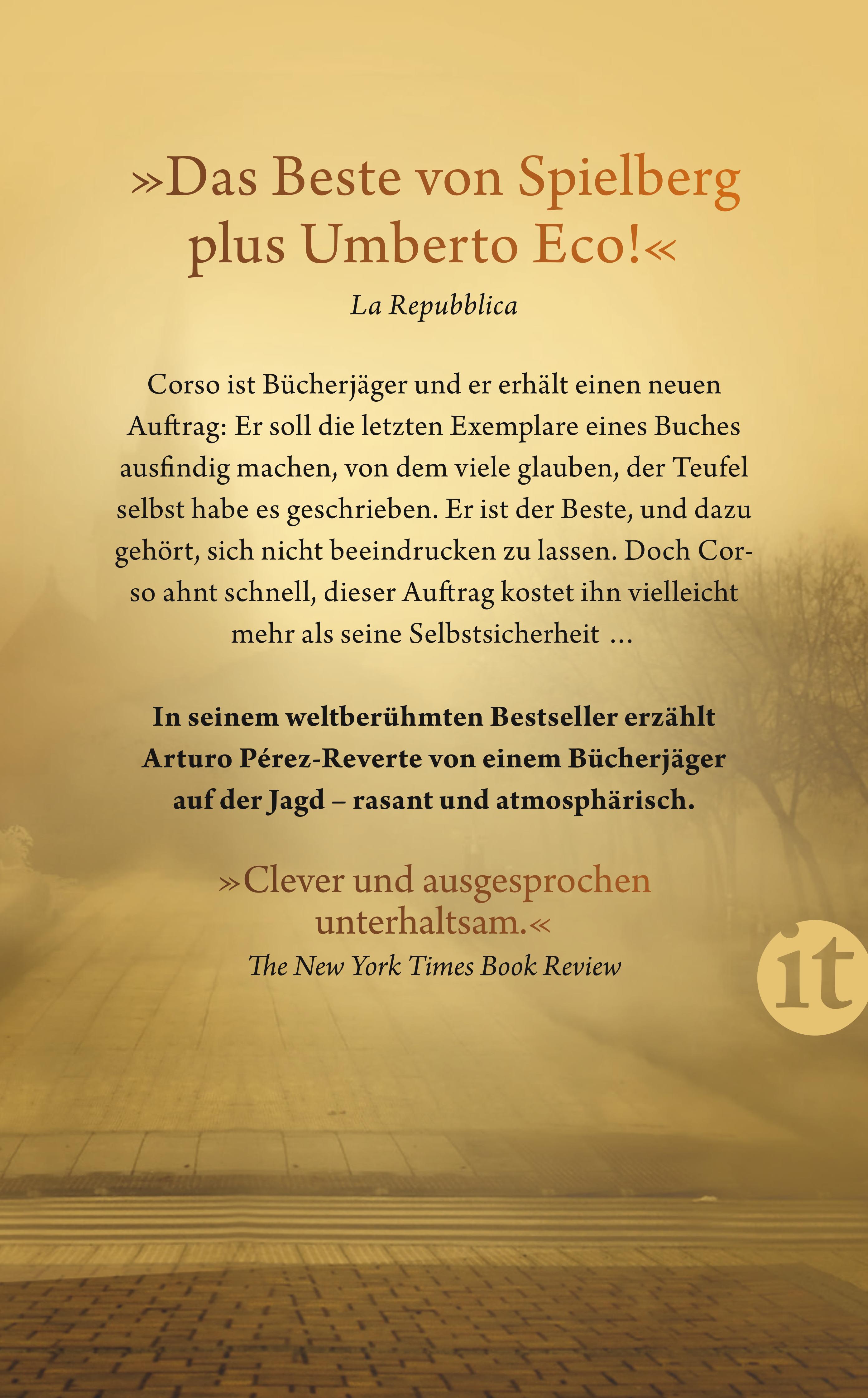 Rückseitencover Der Club Dumas