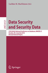 Vorderes Coverbild Data Security and Security Data