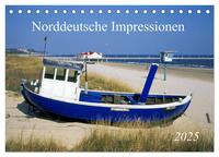 Vorderes Coverbild Norddeutsche Impressionen (Tischkalender 2025 DIN A5 quer), CALVENDO Monatskalender