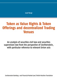 Vorderes Coverbild Tokenowe Prawa do Wartosci & Oferty Tokenowe i Zdecentralizowane Centra Handlowe