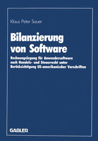 Vorderes Coverbild Bilanzierung von Software