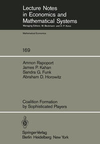 Vorderes Coverbild Coalition Formation by Sophisticated Players