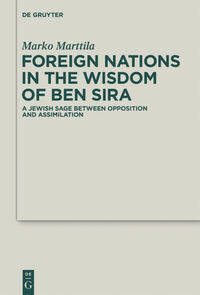 Vorderes Coverbild Foreign Nations in the Wisdom of Ben Sira
