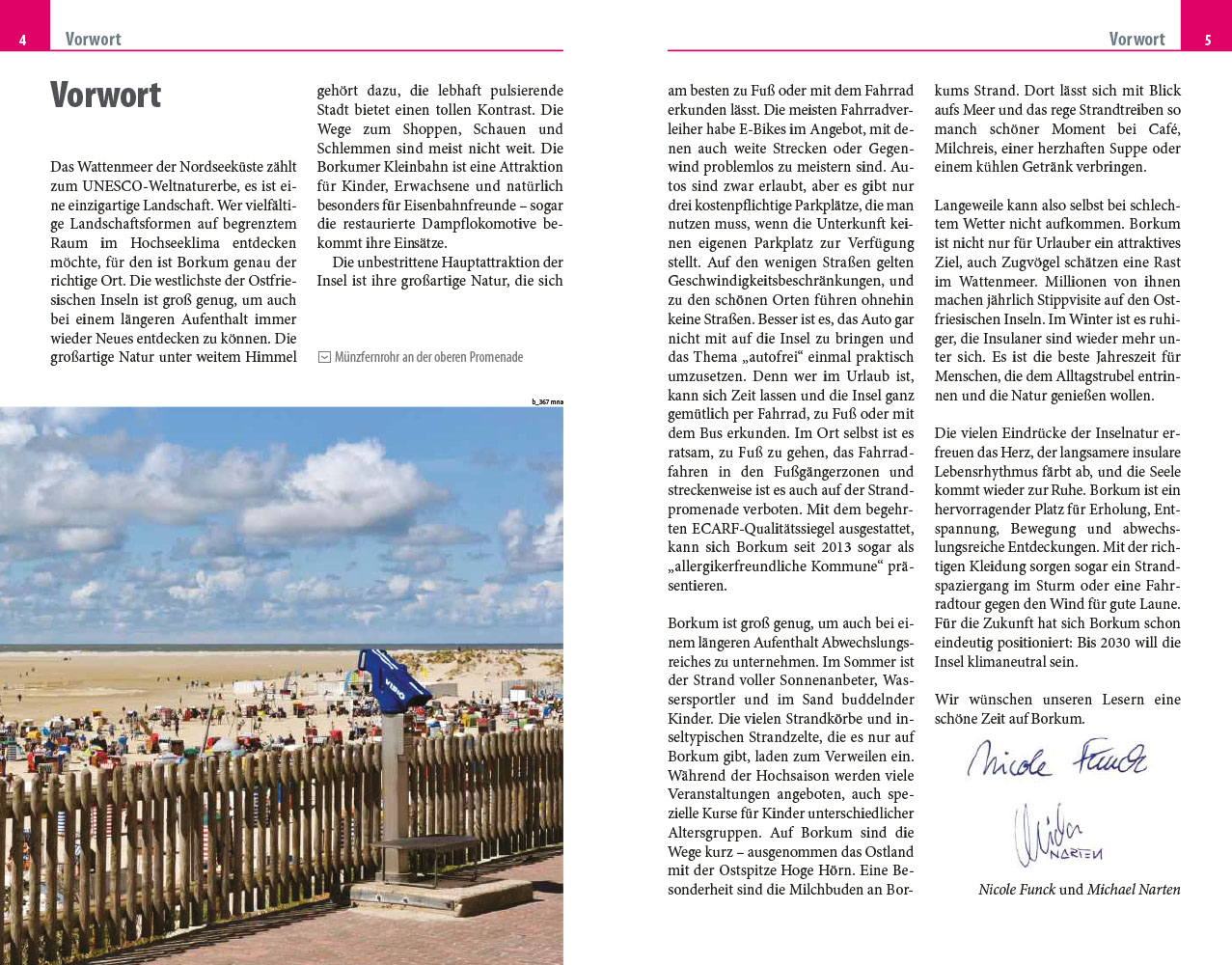 Beispielinhalt (Bild) Reise Know-How Reiseführer Borkum