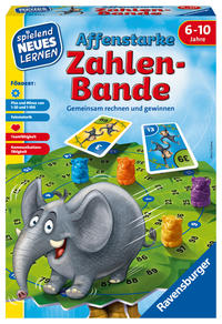 Vorderes Coverbild Affenstarke Zahlen-Bande - Kinderspiel ab 6 Jahre
