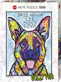 Vorderes Coverbild Dogs Never Lie Puzzle