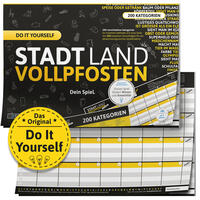 Vorderes Coverbild DENKRIESEN - STADT LAND VOLLPFOSTEN® - DO IT YOURSELF EDITION "Dein Spiel." - A4