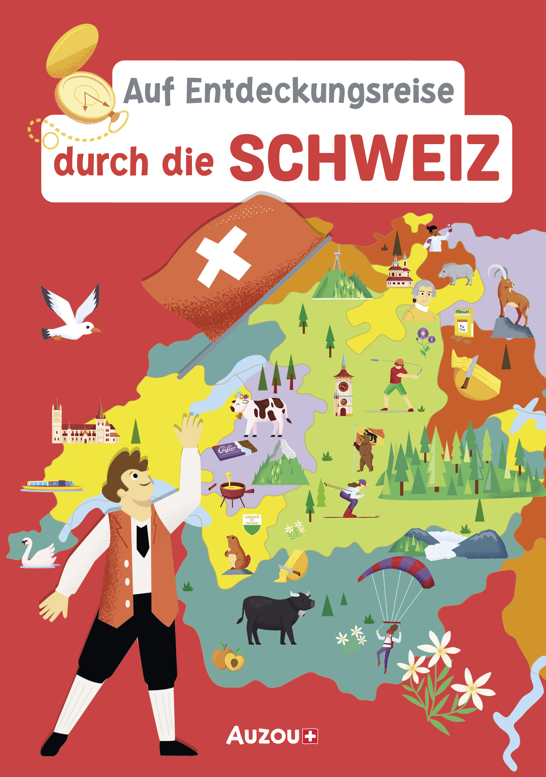 Gesamtes Coverbild Auf Entdeckungsreise durch die Schweiz